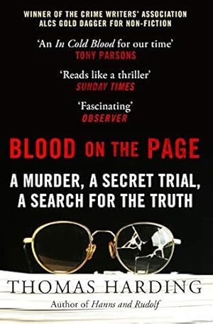 Bild des Verkufers fr Blood on the Page: WINNER of the 2018 Gold Dagger Award for Non-Fiction zum Verkauf von WeBuyBooks