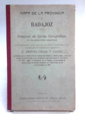 Seller image for Mapa de la Provincia de Badajoz for sale by World of Rare Books