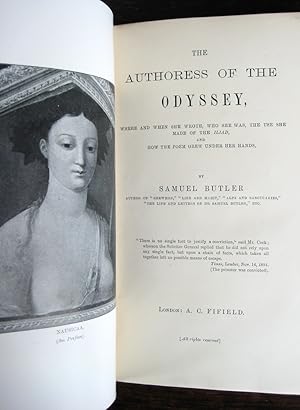 Imagen del vendedor de The Authoress of the Odyssey: where and when she wrote, who she was, the use she made of the Iliad, and how the poem grew under her hands a la venta por James Fergusson Books & Manuscripts