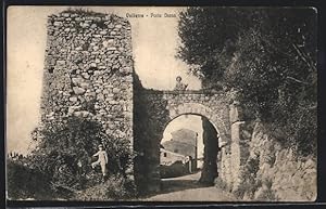 Cartolina Volterra, Porta Diana