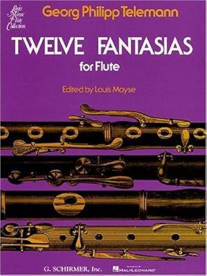 Bild des Verkufers fr Twelve Fantasias For Solo Flute zum Verkauf von WeBuyBooks