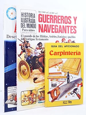 PLESA LOTE DE 3. ASTRONOMÍA, GUERREROS Y NAVEGANTES, CARPINTERÍA (Vvaa) Plesa, 1981. OFRT