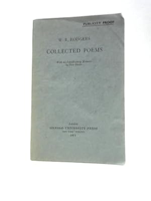 Bild des Verkufers fr Collected Poems zum Verkauf von World of Rare Books