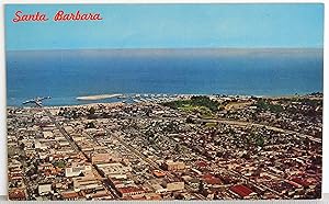 Seller image for Santa Barbara, California - View of Santa Barbara City overlooking the harbor with the Channel Islands in the distance. - Postcard for sale by Argyl Houser, Bookseller