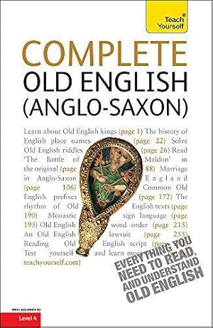Imagen del vendedor de Complete Old English: Teach Yourself a la venta por WeBuyBooks