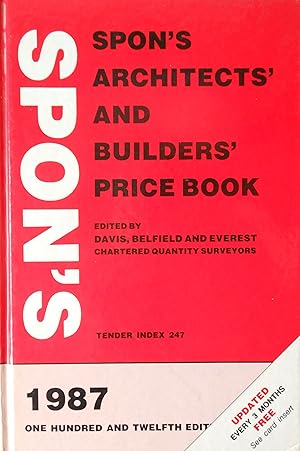 Spon's Architects' and Builders' Price Book 1987