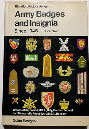 Army Badges and Insigna since 1945 - book one