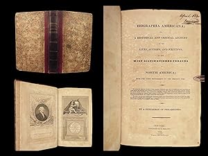 Seller image for Biographia americana; or, A historical and critical account of the lives, actions, and writings of the most distinguished persons in North America for sale by Schilb Antiquarian