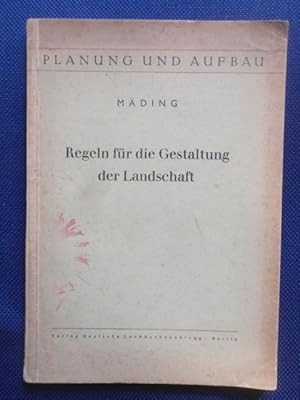 Image du vendeur pour Regeln fr die Gestaltung der Landschaft. Einfhrung in die Allgemeine Anordnung Nr. 20/VI/42 des Reichsfhrers SS, Reichskommissars fr die Festlegung deutschen Volkstums, ber die Gestaltung der Landschaft in den eingegliederten Ostgebieten. mis en vente par Antiquariat Klabund Wien