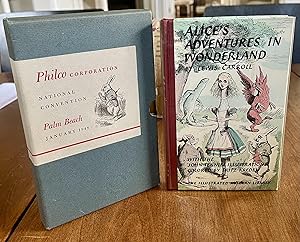 Seller image for Alice's Adventures In Wonderland **EXTREMELY RARE ILLUSTRATED MODERN LIBRARY WITH CLEAR DUST JACKET AND SLIPCASE IN VERY FINE CONDITION!!** for sale by The Modern Library