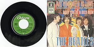 "THE BEATLES" All you need is love / Baby you're a rich man SP 45 tours original allemand / ODEON...