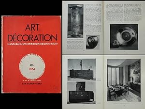 ART ET DECORATION MAI 1934 SALON DES ARTISTES DECORATEURS