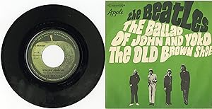 "THE BEATLES" The ballad of John and Yoko / The old brown shoe SP 45 tours original français / PA...