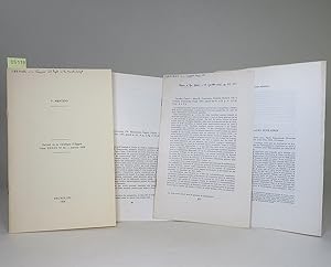 Seller image for Ricardo A. Caminos: Literary Fragments in the Hieratic Script. (Chronique d'gypt). [AND:] "Sir Alan Gardiner: The Ramesseum Papyri, Plates." [AND:] "Jaroslav Cerny, Alan H. Gardiner: "Hieratic Ostraca, Vol. I." [THREE BOOK REVIEWS]. for sale by Librarium of The Hague