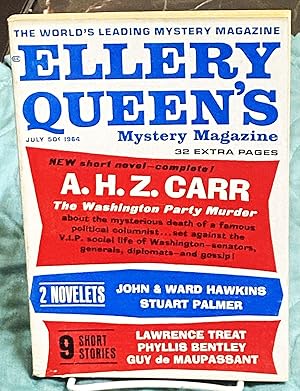 Imagen del vendedor de Ellery Queen's Mystery Magazine July 1964 a la venta por My Book Heaven