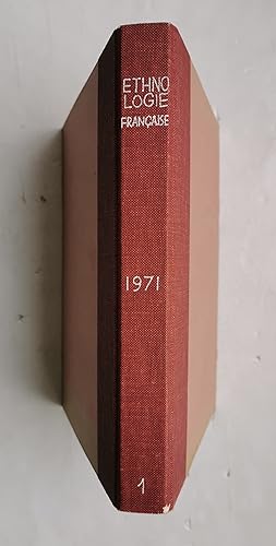 ETHNOLOGIE FRANÇAISE - revue trimestrielle de la Société d'Ethnologie Française - année complète ...