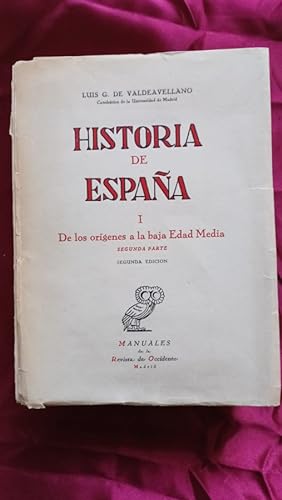 Imagen del vendedor de Historia de Espaa I. De los orgenes a la Baja Edad Media a la venta por Libreria Anticuaria Camino de Santiago