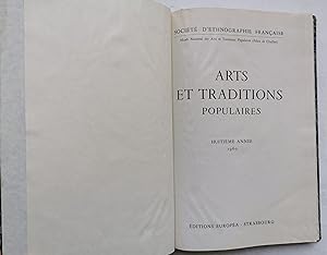 ARTS et TRADITIONS POPULAIRES - revue trimestrielle de la Société d'Ethnographie Française - anné...