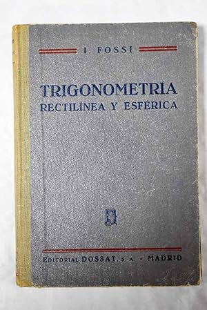 Imagen del vendedor de Trigonometra rectilnea y esfrica a la venta por Alcan Libros