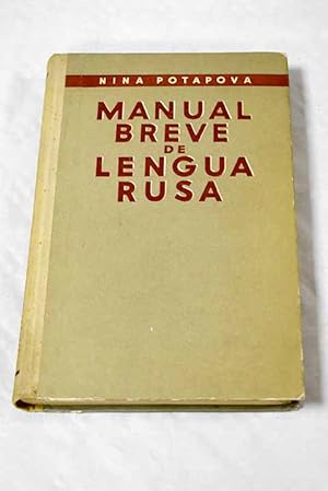 Seller image for Manual breve de lengua rusa for sale by Alcan Libros