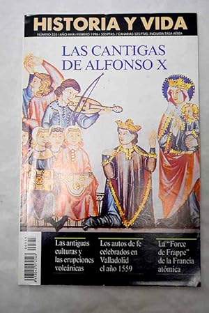 Immagine del venditore per Historia y Vida, Ao 1996, n 335:: Afonso X el Sabio, un rey cantigueiro; Las culturas y los volcanes; Los jesuitas en Filipinas (1581-1768); En memoria de Elvis Presley, el rey del rock'n'roll; El falsificador que enga a Goering; Un hombre llamado Julio Verne; Los autos de fe de Valladolid en 1559; La Force de Frappe de la Francia atmica; La decisin de Antgona; Inexactitudes del documental Sumarssim 477 sobre algunos aspectos navales de la Guerra Civil; Southern Cross: historia de una bandera; Juan de la Cierva y su autogiro; La guerra entre Italia y Etiopa (1935-1936) venduto da Alcan Libros