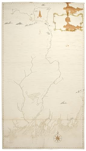 Manuscript Map of the Kennebec River in Maine, from its Mouth Extending to a Point North Approxim...