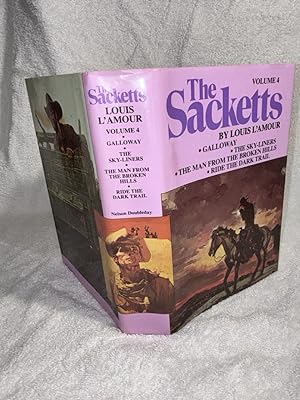 Seller image for The Sacketts: Volume 4: Galloway; The Sky-Liners; the Man from the Broken hills; Ride the Dark Trail for sale by JMCbooksonline