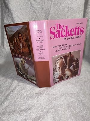 Bild des Verkufers fr Volume V. The Sacketts: Volume 5: the river, Jubal Sackett, Lonely on the mountain. zum Verkauf von JMCbooksonline