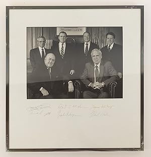 PHOTO FROM 'THE THIRD ANNUAL REPORT OF THE SECRETARIES OF DEFENSE' (1989) SIGNED 6x