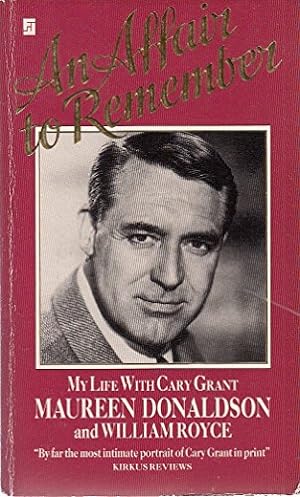 Seller image for Affair to Remember, An: My Life with Cary Grant for sale by WeBuyBooks
