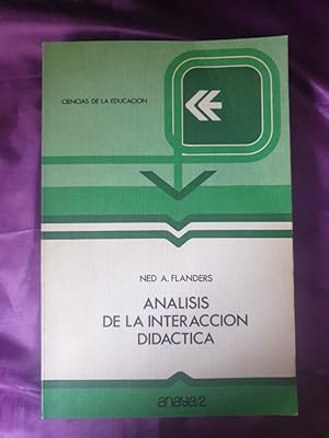 Imagen del vendedor de ANALISIS DE LA INTERACCION DIDACTICA a la venta por Libreria Anticuaria Camino de Santiago