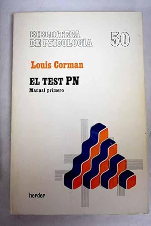 Seller image for El test PN for sale by Libreria Anticuaria Camino de Santiago