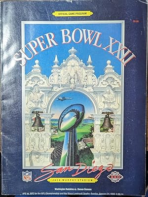 Super Bowl XXII Official Game Program - Washington Redskins Vs. Denver Bronco