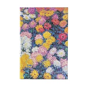 Seller image for Paperblanks - Monet?s Chrysanthemums - Monet?s Chrysanthemums - Midi - Lined - Elastic Band - 120 Gsm for sale by GreatBookPrices