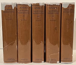 Anza's California Expeditions (INSCRIBED; 5 Volumes)