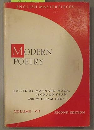 Imagen del vendedor de Modern Poetry (Volume VII) a la venta por Reading Habit