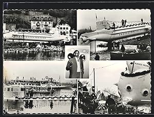 Imagen del vendedor de Ansichtskarte Lausanne, U-Boot Auguste Piccard, Exposition Nationale 1964 a la venta por Bartko-Reher