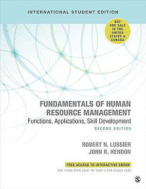 Bild des Verkufers fr Fundamentals of Human Resource Management - International Student Edition zum Verkauf von moluna