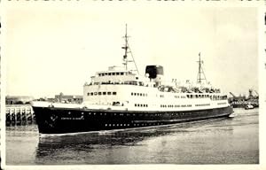 Ansichtskarte / Postkarte Ostende Westflandern, Fährschiff von Oostende nach Dover