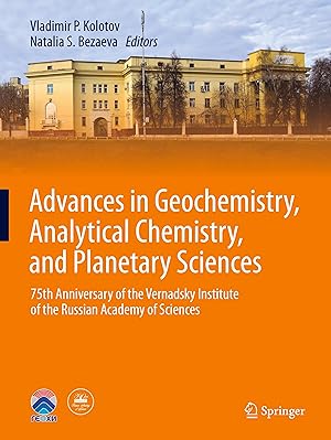 Immagine del venditore per Advances in Geochemistry, Analytical Chemistry, and Planetary Sciences venduto da moluna