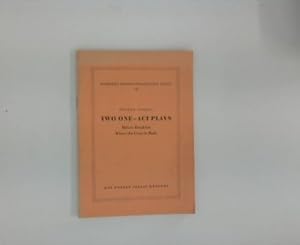 Seller image for Two one-act plays before breakfast where the cros is made Huebers Fremdsprachliche Texte ; 149 for sale by ANTIQUARIAT FRDEBUCH Inh.Michael Simon