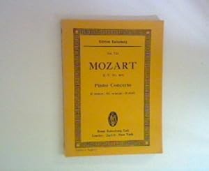 Bild des Verkufers fr Mozart : Concerto D minor for Pianoforte and Orchestra ; D minor - R mineur - D moll ; Kchel No. 466 ; Edition Eulenburg No. 721. zum Verkauf von ANTIQUARIAT FRDEBUCH Inh.Michael Simon