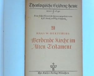 Seller image for Werdende Kirche im alten Testament ; (Theologische Existenz heute : neue Folge Nr. 20) for sale by ANTIQUARIAT FRDEBUCH Inh.Michael Simon