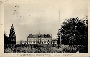 Ansichtskarte / Postkarte Saint Maurice lès Charencey Orne, Chateau de Champthierry