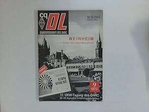 DL : Clubzeitschrift des DARC Nr.9 September 1972. Hrsg. v. Deutschen Amateur-Radio- Club (DARC e...