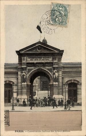 Bild des Verkufers fr Ansichtskarte / Postkarte Paris III, Nationales Konservatorium fr Kunst und Handwerk zum Verkauf von akpool GmbH