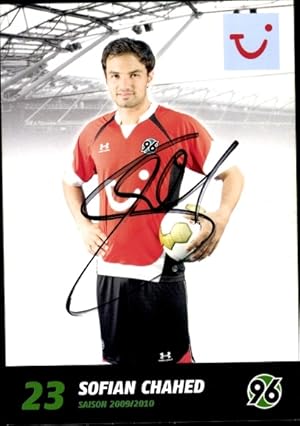 Autogrammkarte Fußball, Sofian Chahed, Hannover 96