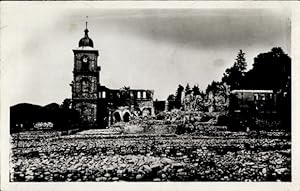 Ansichtskarte / Postkarte Kriegszerstörungen I. WK, zerstörtes Gebäude
