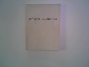 Seller image for Kunsthalle Mannheim : Verzeichnis der Skulpturensammlung. for sale by ANTIQUARIAT FRDEBUCH Inh.Michael Simon
