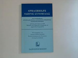 Bild des Verkufers fr Sprachhilfe zur Verstndigung zwischen griechischen und deutschen Mitarbeitern in deutschen Betrieben. Hrsg. v. Rolf Weber, Bundesvereinigung der Deutschen Arbeiterverbnde. zum Verkauf von ANTIQUARIAT FRDEBUCH Inh.Michael Simon